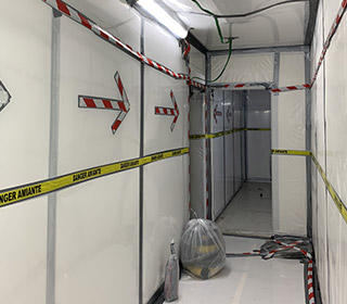 Confinement déplombage